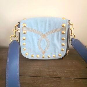 Marc Jacobs denim saddle bag